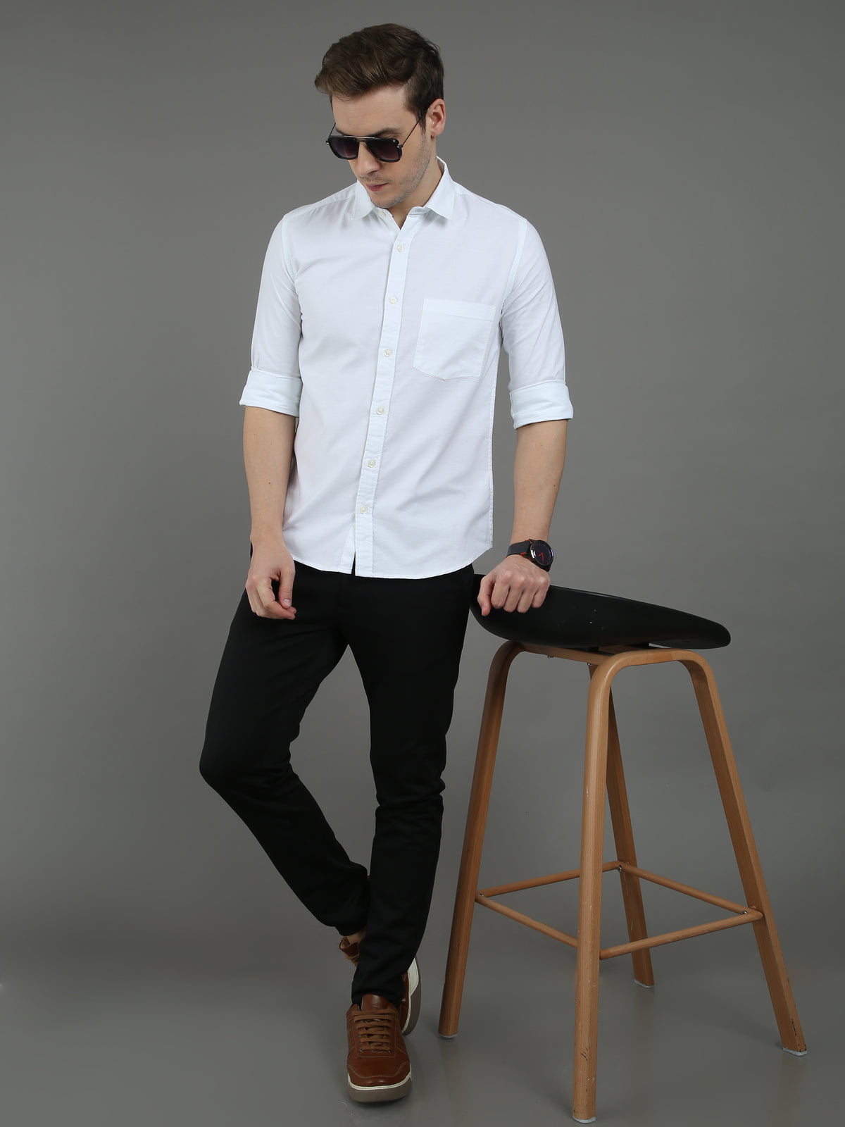 Oxfo Organic White Shirt