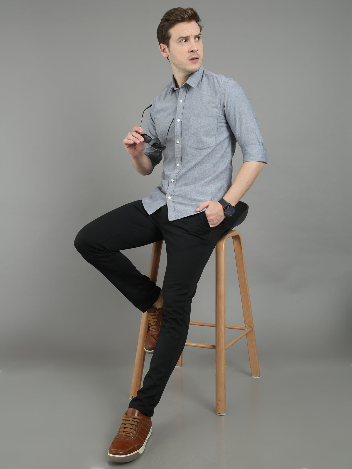 Oxfo Smoke Grey Shirt