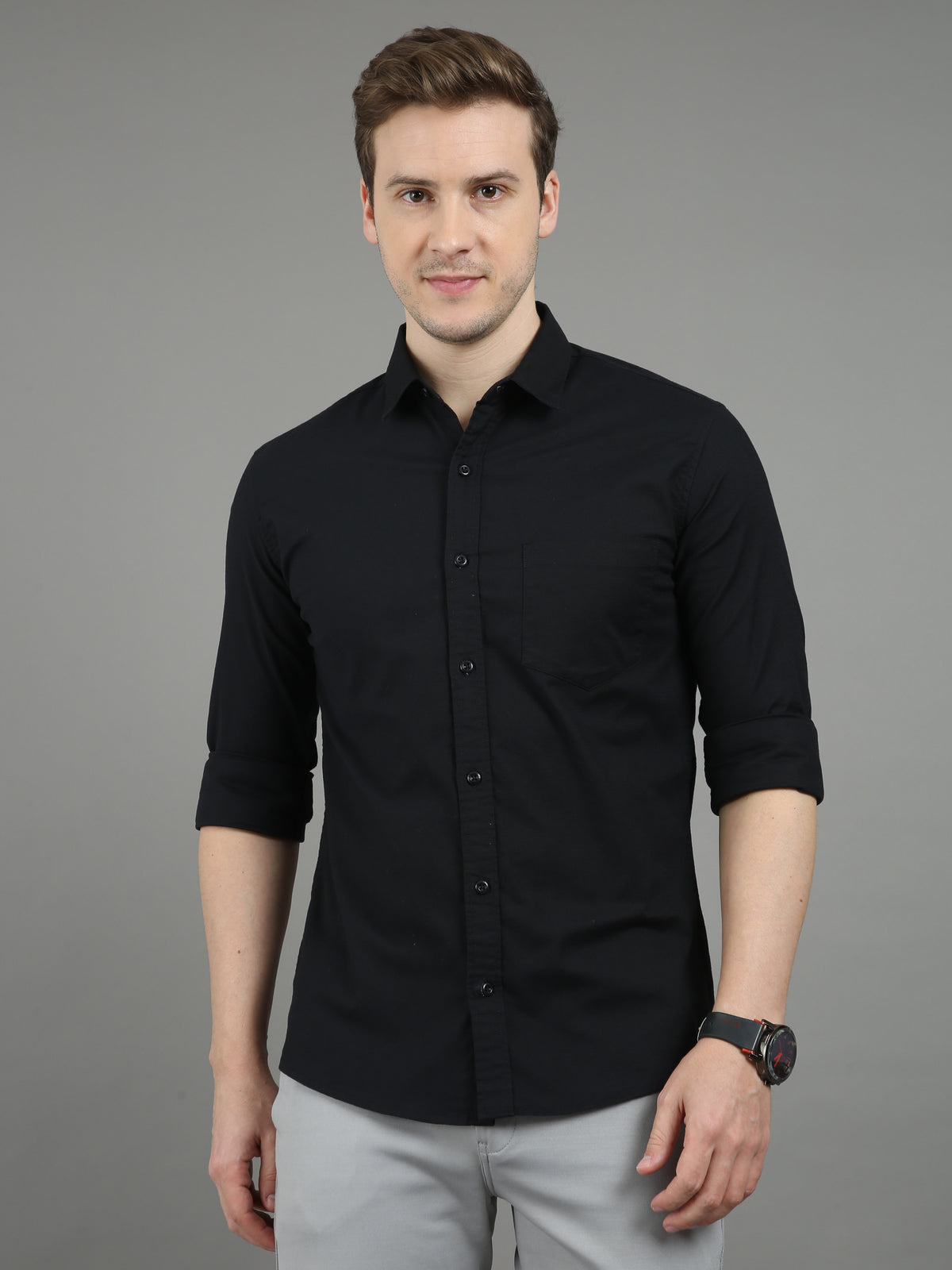 Solido Midnight Black Shirt