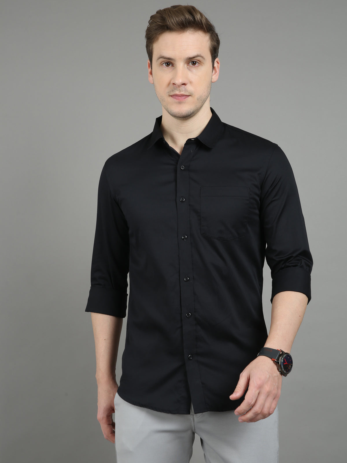 Swanky Sable Black Shirt