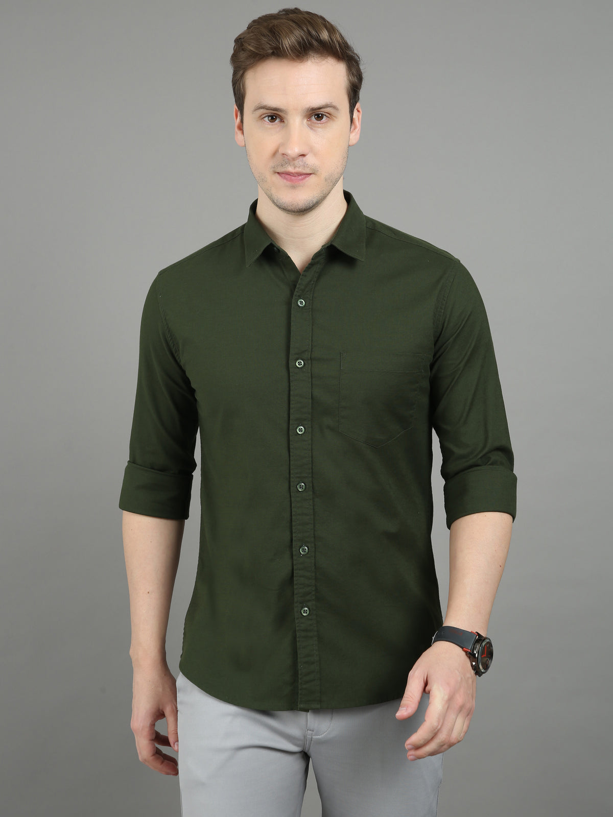 Solido Olivi Green Shirt